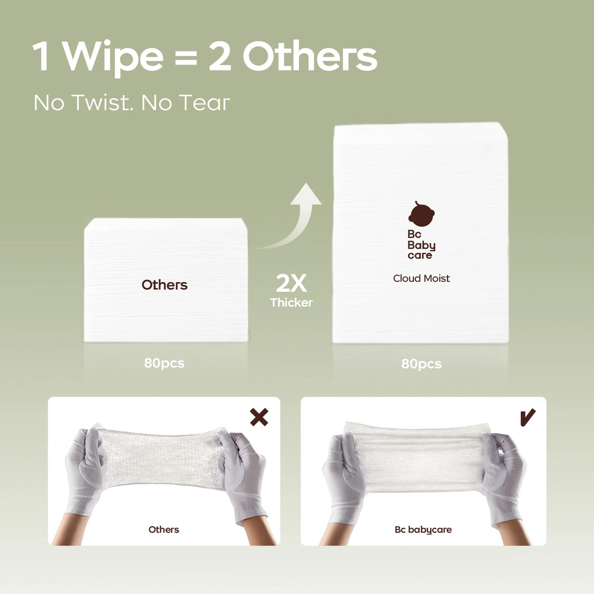 Cloud Moist Baby Wipes