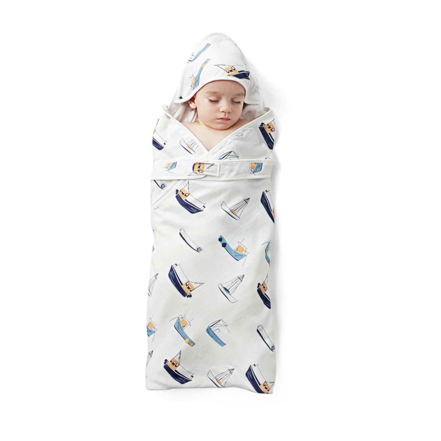 Bc Babycare Muslin Hooded Swaddle Blanket