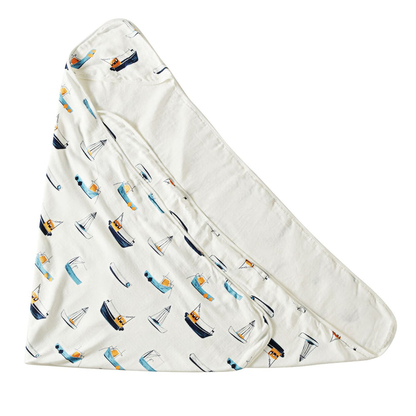 Bc Babycare Muslin Hooded Swaddle Blanket