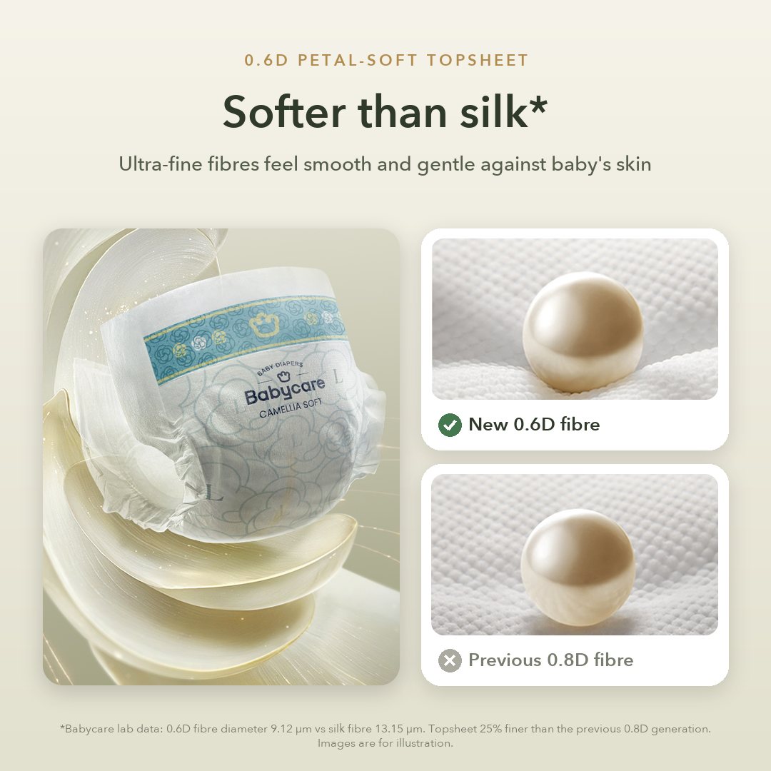 0.6D petal-soft topsheet